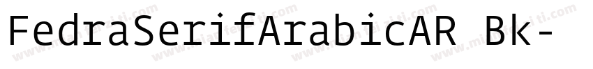 FedraSerifArabicAR Bk字体转换